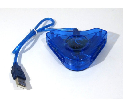 PS1 adapter till USB, PC / PS3 (två portar)