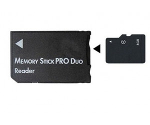 PSP minneskort adapter micro SDHC till MS Pro Duo