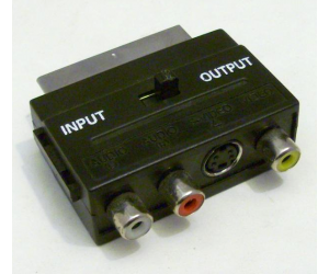 Scart adapter, RCA / s-video