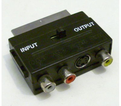 Scart adapter, RCA / s-video