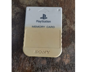 PS1 minneskort original (bruksskick)