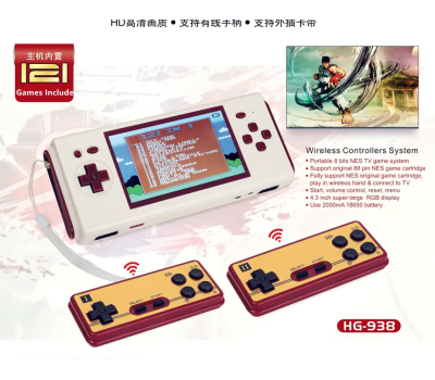 Fei Hai bärbar/portabel Famicom klon konsol