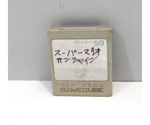 GameCube minneskort (original, lite gulnat) 4MB, begagnat
