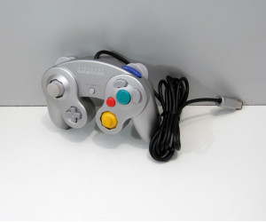 GameCube handkontroll original, silver