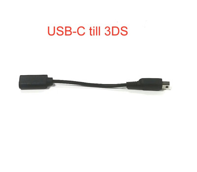 DSi, 3DS laddkabel USB-C, ny
