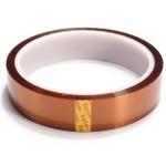 Koptan tejp för elektronik komponenter 2cm 30m (Polyimide/Kapton)