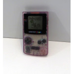 Game Boy Color GBC konsol - lila/transparent + 1 spel