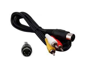 Mega Drive MD1 AV/RCA stereo ljud- och bildkabel