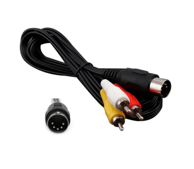 Mega Drive MD1 AV/RCA stereo ljud- och bildkabel