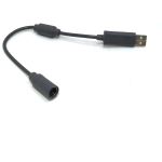 XBOX 360 handkontroll adapterkabel slutsladd, ny