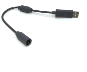 XBOX 360 handkontroll adapterkabel slutsladd, ny