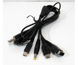 DSI, DS XL, Lite, PSP, 3DS, GBA SP laddkabel till USB multi
