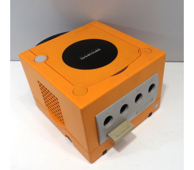 GameCube konsol - restaurerad & regionsfri, med Pico boot (orange)