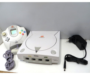 Dreamcast konsol, regionsfri, nytt batteri & ström