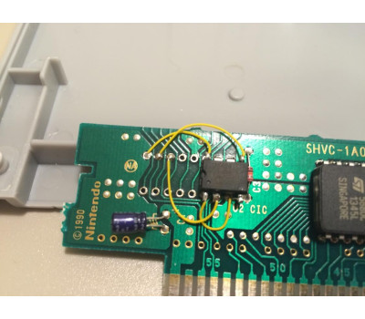 SuperCIC SNES / SFC Key - kassett regionsfri chip