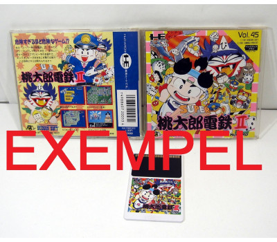 Spel till Pc Engine, med fodral (hu card / kort)