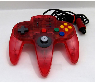 N64 ASCII Handkontroll - Röd