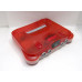 Nintendo 64 konsol, clear red