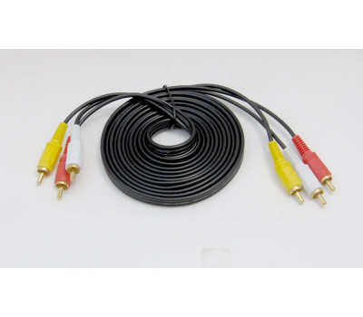 AV/RCA-kabel, 3 meter