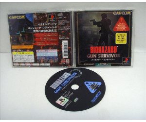 Biohazard: Gun Survivor (har även spine), PS1