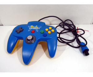 N64 handkontroll blå / gul Pikachu