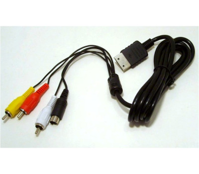 Dreamcast RCA/AV/S-Video kompositkabel